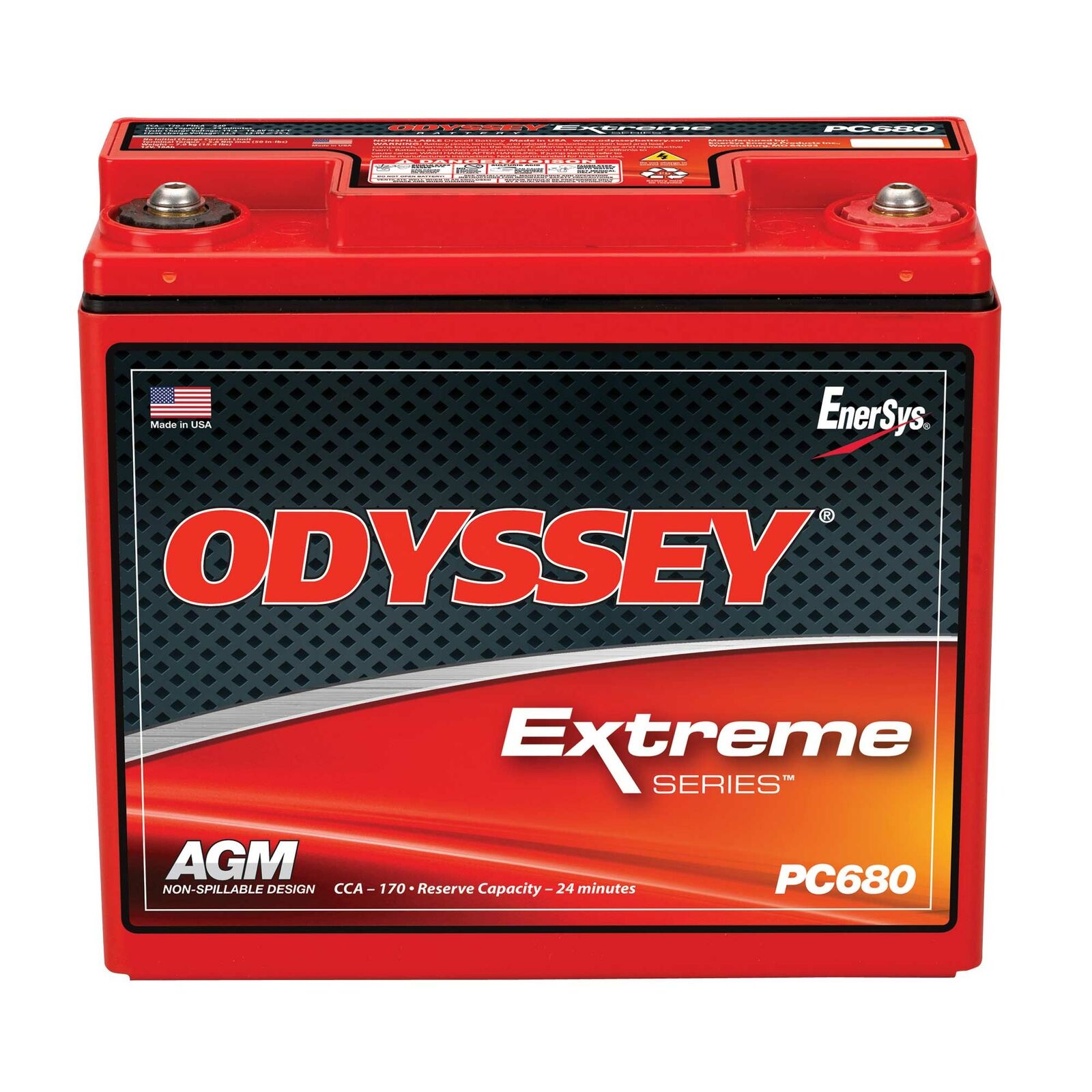 Odyssey Extreme Racing 25 / PC680 Battery - Race/Oval/Rally/Motorsport/Dry Cell