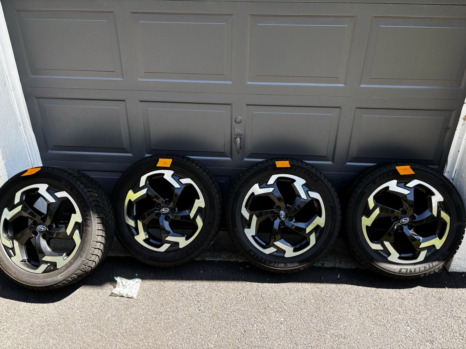 2021-2023 Subaru Crosstrek 18in OEM Wheel,  Michelin X Ice Tires, 10/32, in NY