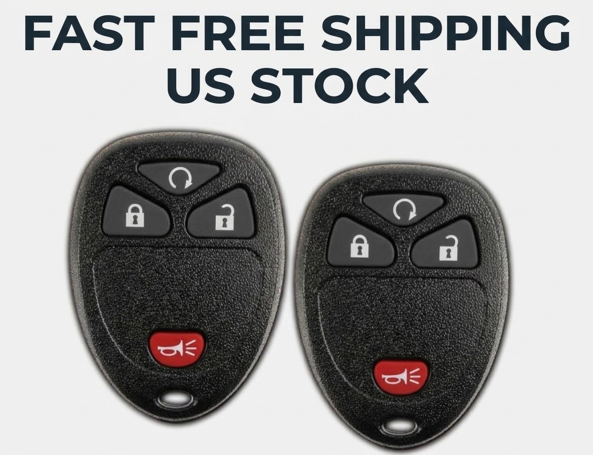 2 New Replacement Remote Start Keyless Entry Key Fob Control for 15913421