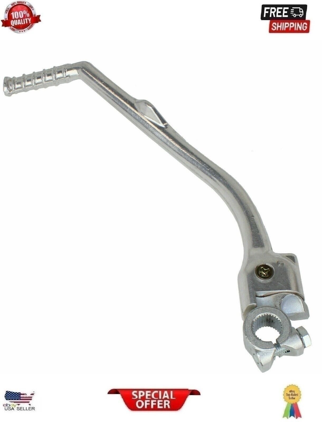 Caltric Kick Start for Honda XR250R XR 250R XR-250R 1996-2004 KickStart Lever Caltric Kick Start for Honda XR250R XR 250R XR-250R 1996-2004 KickStart Lever