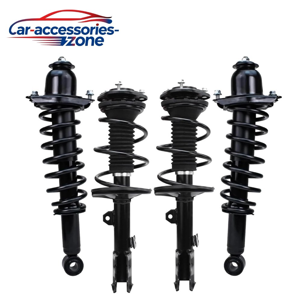 4PCS Front Rear Strut & Shock Absorber Coil Springs for 2009-2013 Corolla 1.8L