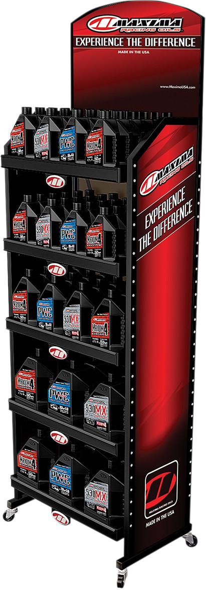 Maxima Racing Oil Display Rack 10-10099-LG by Maxima Racing Oil Maxima Racing Oil Display Rack 10-10099-LG by Maxima Racing Oil