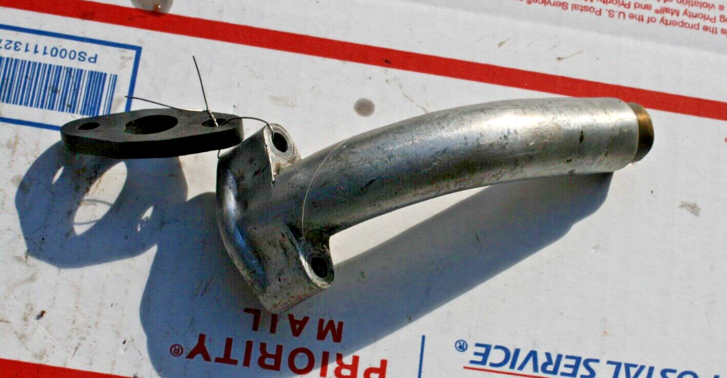1962-63 Honda C105T TRAIL 55cc OEM INTAKE MANIFOLD W/ WASHER VIN # C105E-24360 1962-63 Honda C105T TRAIL 55cc OEM INTAKE MANIFOLD W/ WASHER VIN # C105E-24360