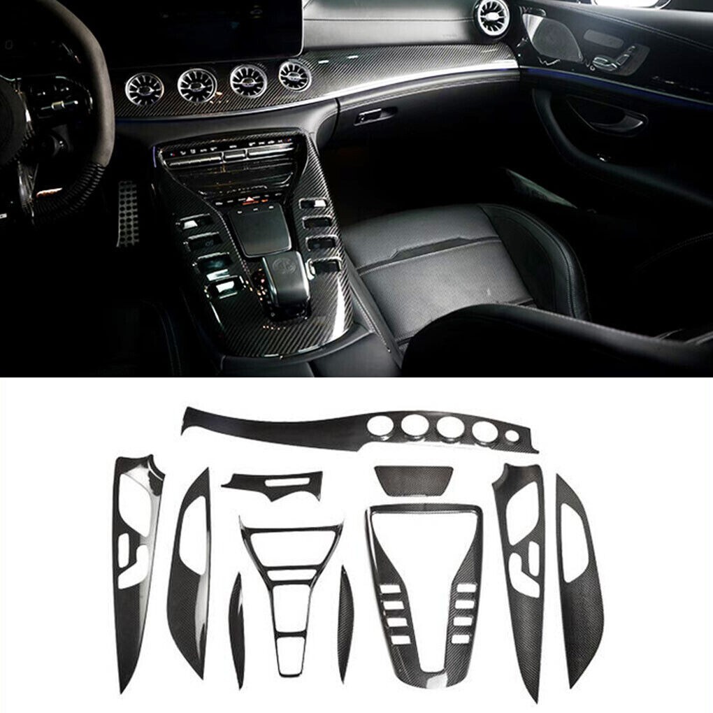 For Mercedes-Benz AMG GT53 GT63 2019-2022 Replace Carbon Fiber Car Interior Trim