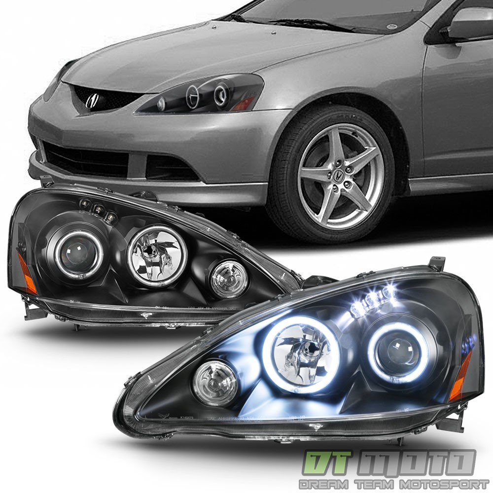 2005 -2006 Acura RSX DC5 LED Dual Halo Projector Headlights Headlamps Left+Right 2005 -2006 Acura RSX DC5 LED Dual Halo Projector Headlights Headlamps Left+Right