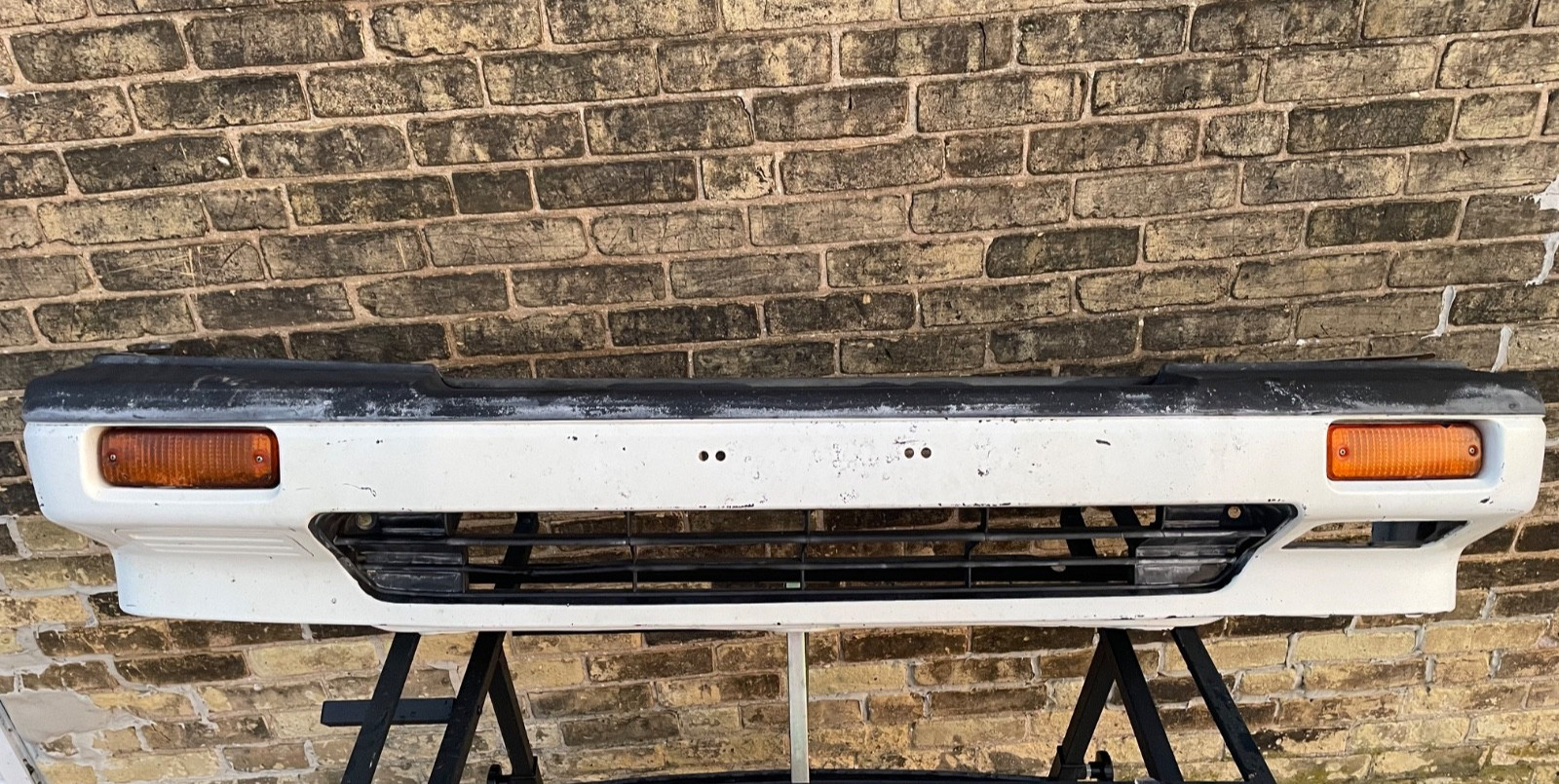 1986-1989 Honda Accord Hatchback Front Bumper Real OEM Original Full 3-Door LXi 1986-1989 Honda Accord Hatchback Front Bumper Real OEM Original Full 3-Door LXi