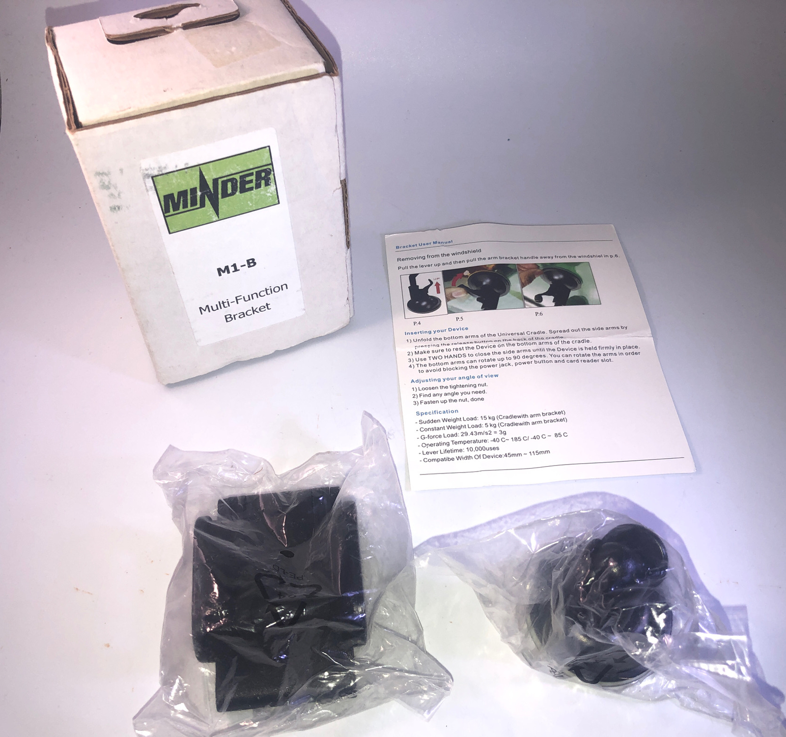 Minder Research Inc. M1-B Multi-Function Bracket-BRAND NEW-SHIPS N 24 HOURS
