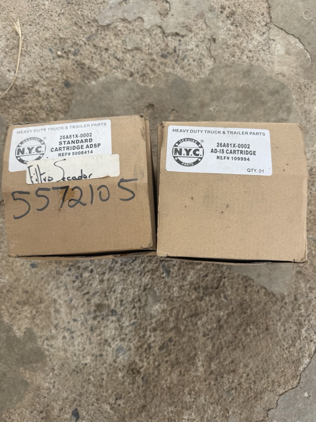 Pack of 2 NYC Dryer Filter Truck Motor