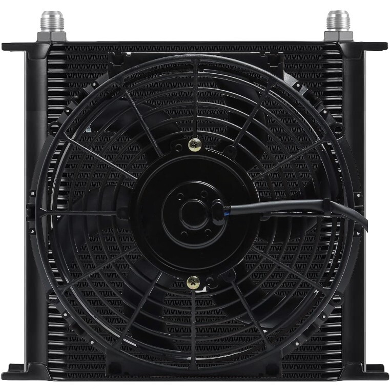 40 ROW 8AN HOSE ADAPTERS ENGINE TRANS-MISSION OIL COOLER PUSH/PULL ELECTRIC FAN 40 ROW 8AN HOSE ADAPTERS ENGINE TRANS-MISSION OIL COOLER PUSH/PULL ELECTRIC FAN