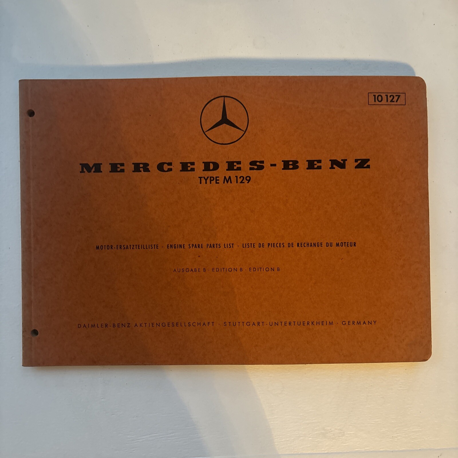mercedes-benz Type M 129 Edition B Manual mercedes-benz Type M 129 Edition B Manual