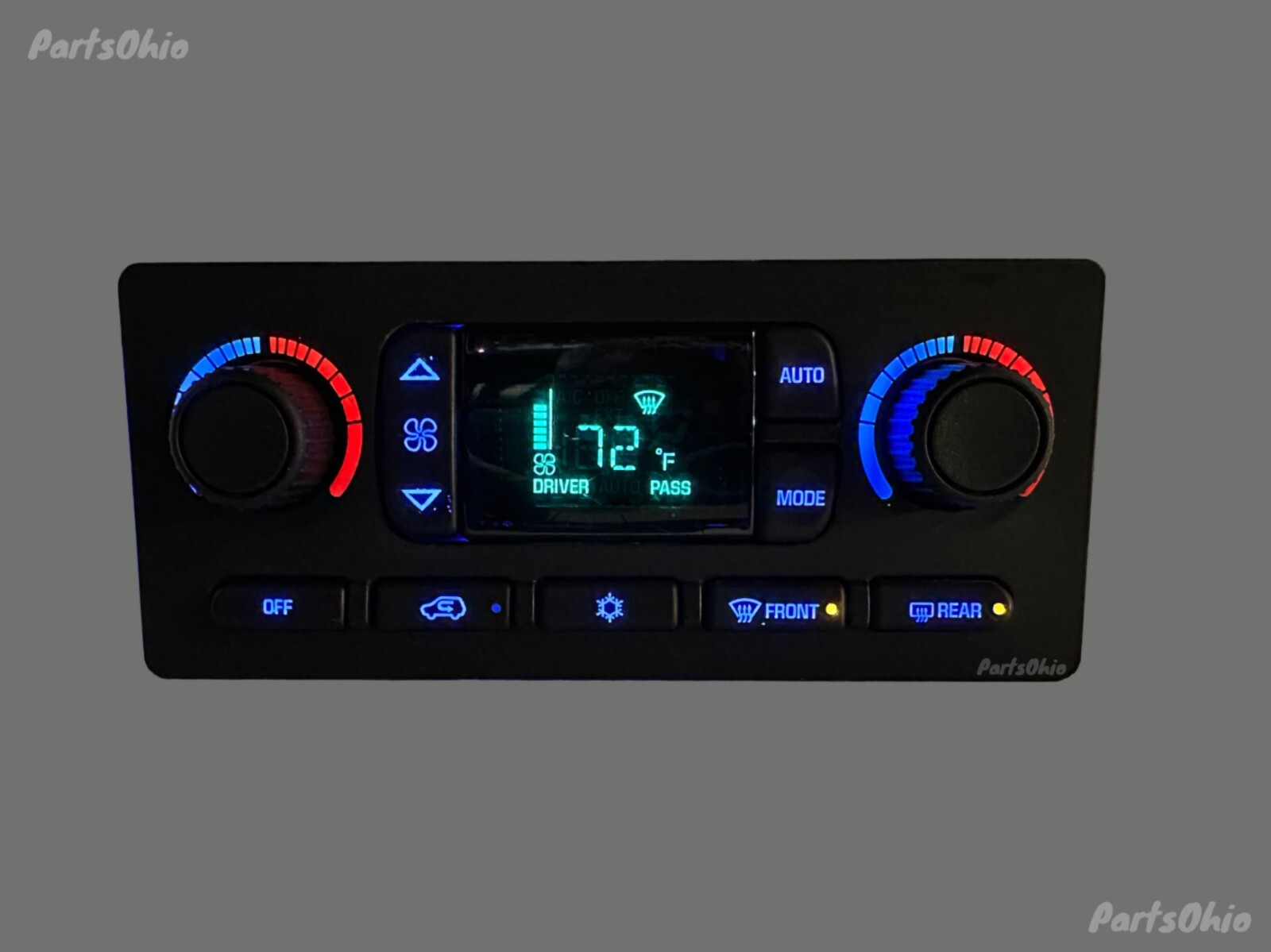03 04 Trailblazer Envoy AC Heat Auto Climate Control BLUE LED