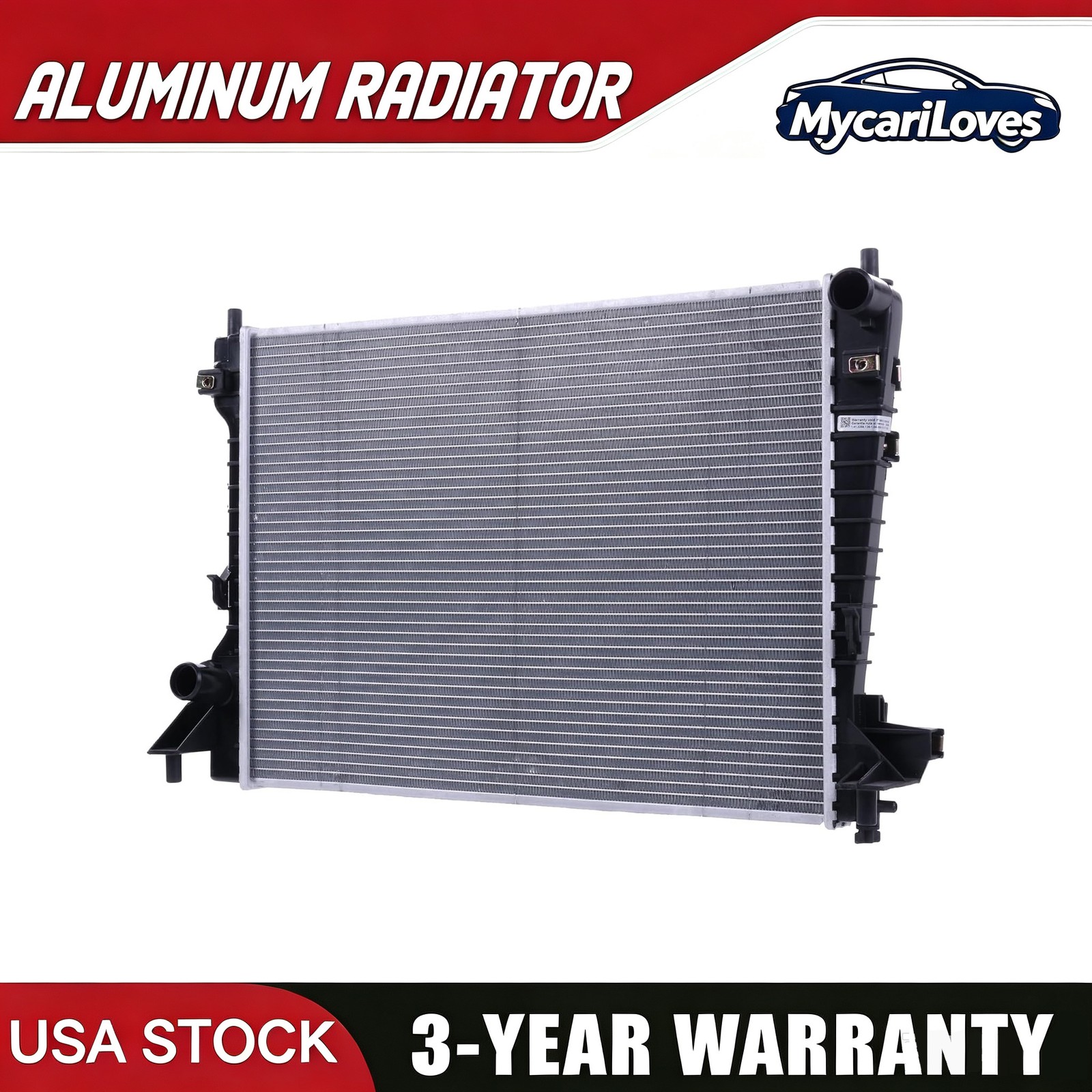 Radiator for 04-05 Jaguar XJ8/XJR 4.2L AT/MT OE Style Aluminum Cooling DPI 2256