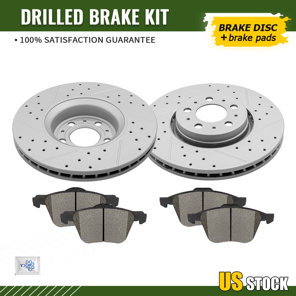 316mm Front Disc Rotors Ceramic Pads for 2008 Volvo S60 T5 2003-2014 VOLVO XC90