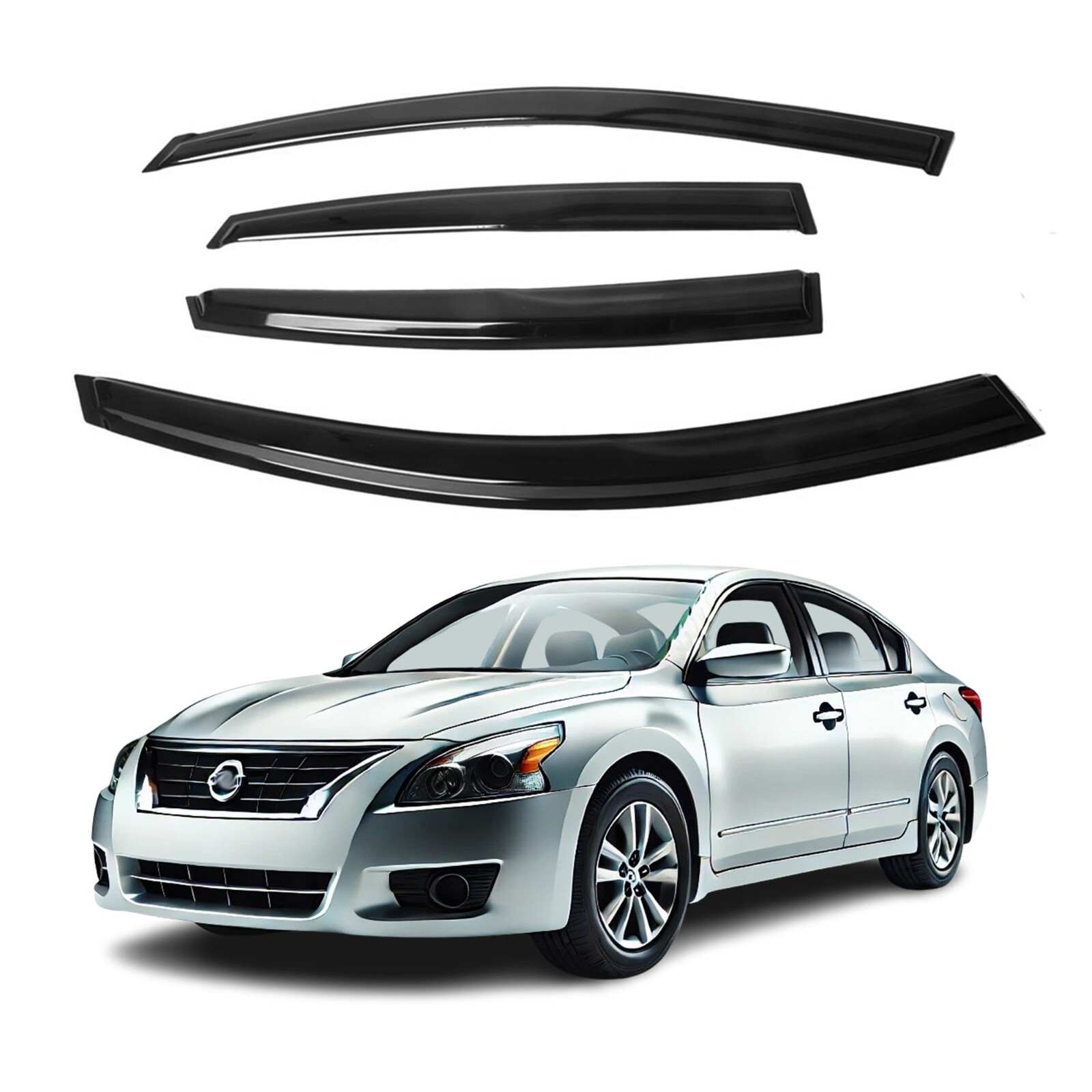 Fits for Nissan Altima 2007-2012 Side WindowVisor Sun Rain Deflector Guard Fits for Nissan Altima 2007-2012 Side WindowVisor Sun Rain Deflector Guard