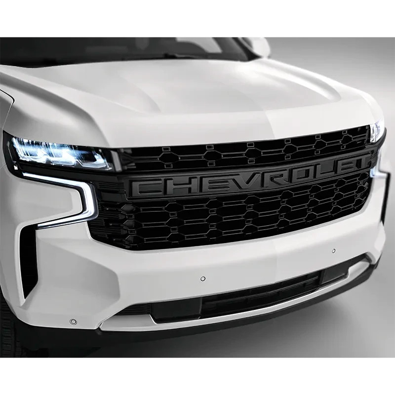 2022-2024 GM Chevrolet Tahoe Suburban Grille in Black with Chevrolet Script 2022-2024 GM Chevrolet Tahoe Suburban Grille in Black with Chevrolet Script
