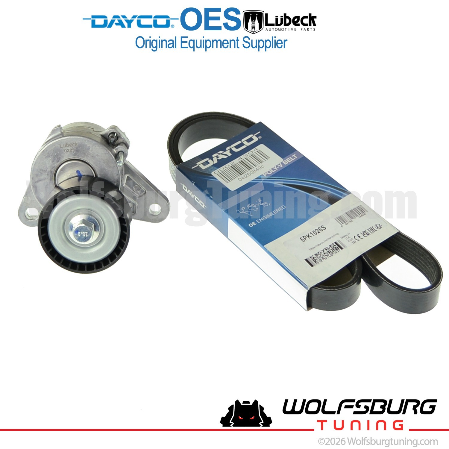 VW Audi Jetta Passat+ 2.0 TDI CRUA DEJA CVCA Serpentine Belt Tensioner Kit 15-16