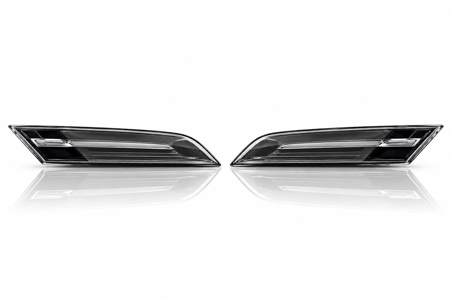 Porsche 911 992 Carrera Clear Side Marker Lights Pair 2020+ OEM NEW