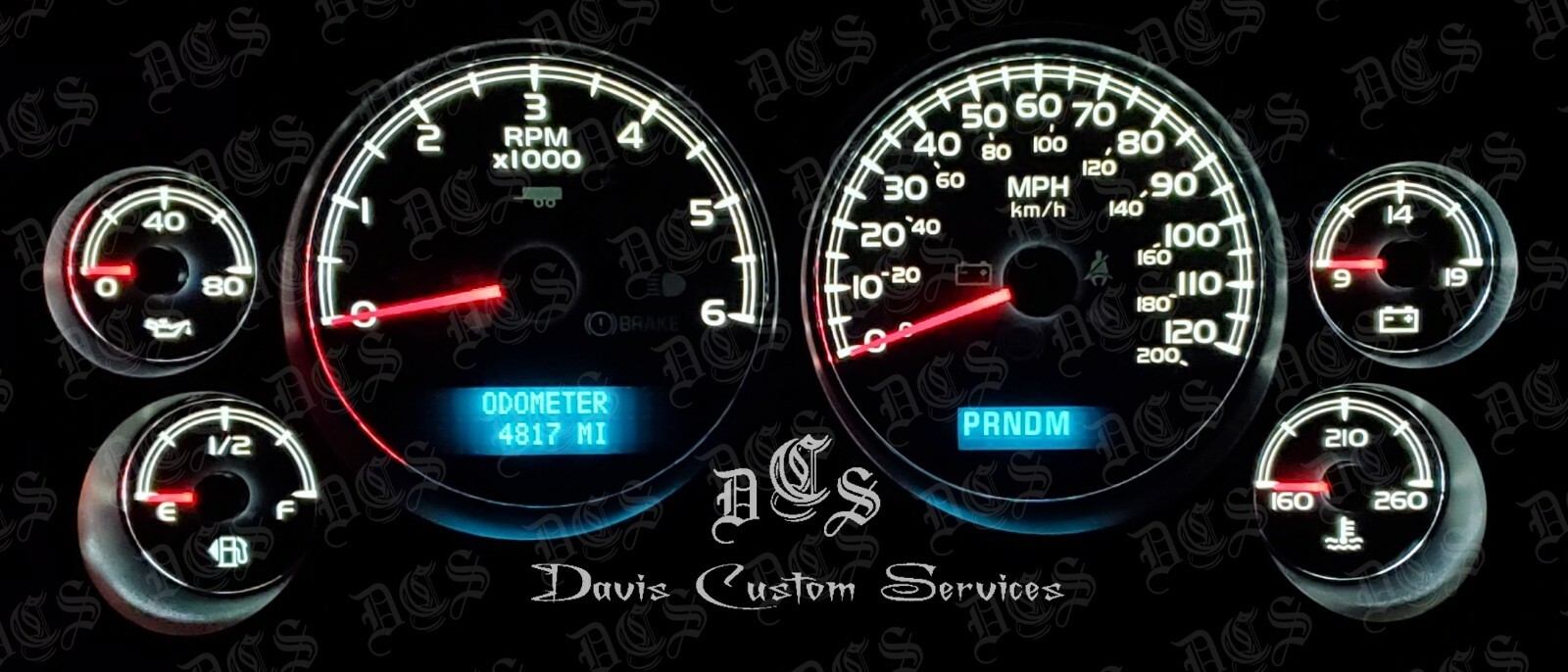 7-14 DIY WHITE LED CLUSTER UPGRADE KIT SILVERADO SIERRA TAHOE SUBURBAN AVALANCHE