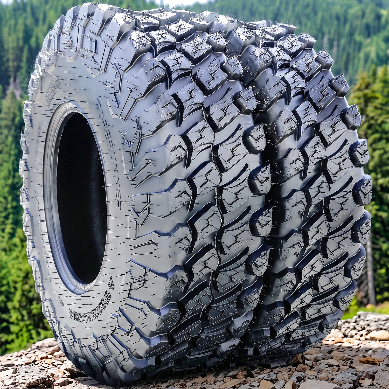 2 Forerunner Tomahawk A/T 32x10.00R14 32x10R14 32x10x14 86J 8 Ply ATV UTV Tires 2 Forerunner Tomahawk A/T 32x10.00R14 32x10R14 32x10x14 86J 8 Ply ATV UTV Tires