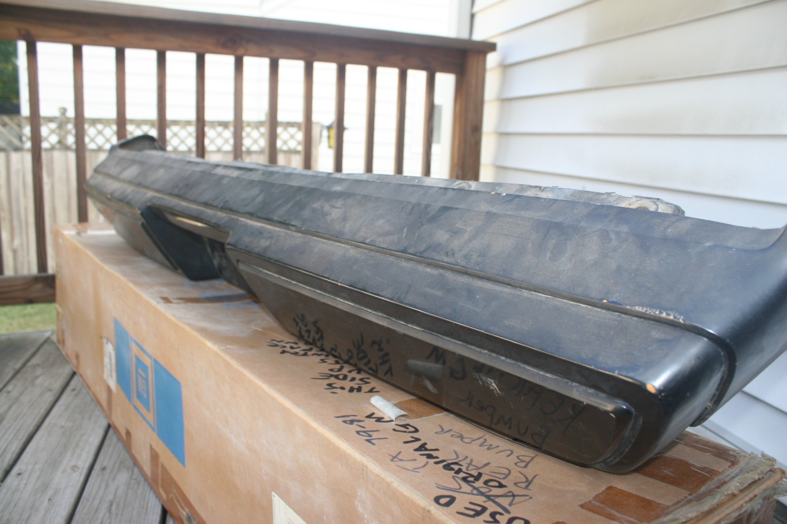 1979-1981 Pontiac Firebird Trans Am Rear Bumper Cover With Good Mounting Points