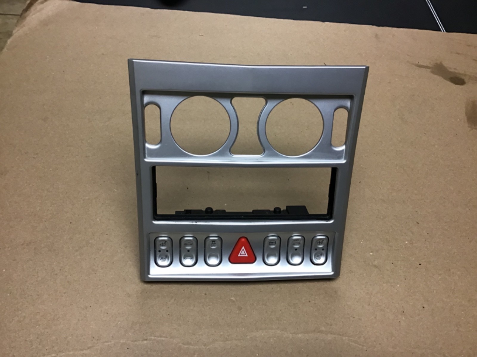 chrysler crossfire center console radio bezel trim with switches chrysler crossfire center console radio bezel trim with switches