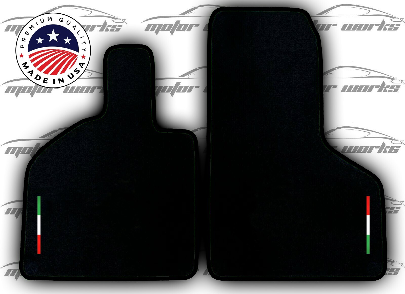 Motor Works Floor Mats Lamborghini HURACAN MULTIPLE Edging Colors W/ EMBROIDERY