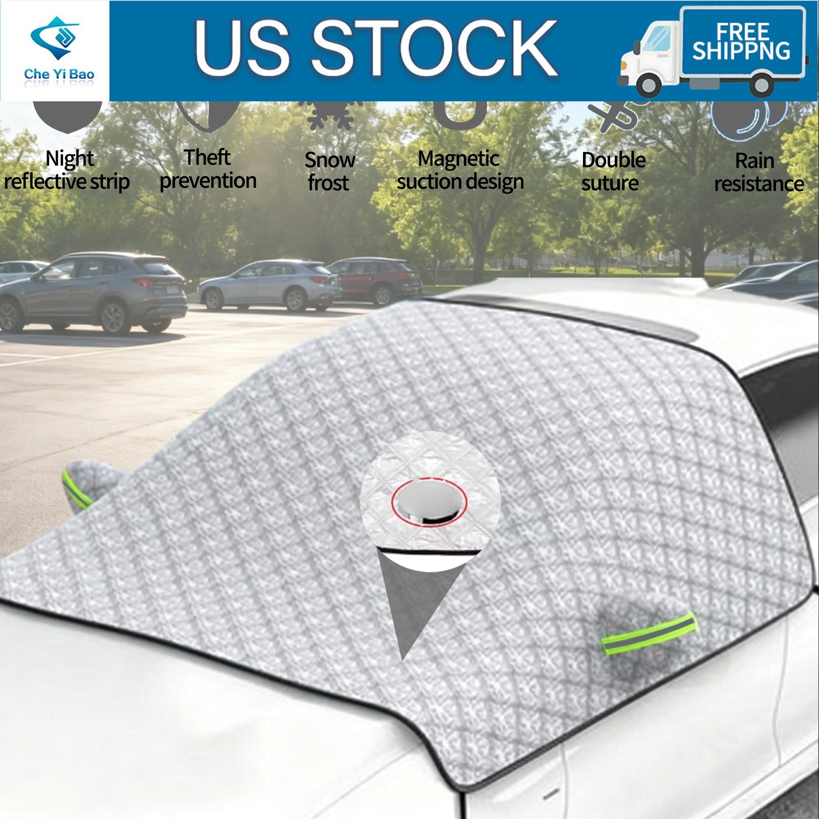 US Universal Windshield Protector for Car Anti-Hail, Anti-Ice UV Sun Protection US Universal Windshield Protector for Car Anti-Hail, Anti-Ice UV Sun Protection
