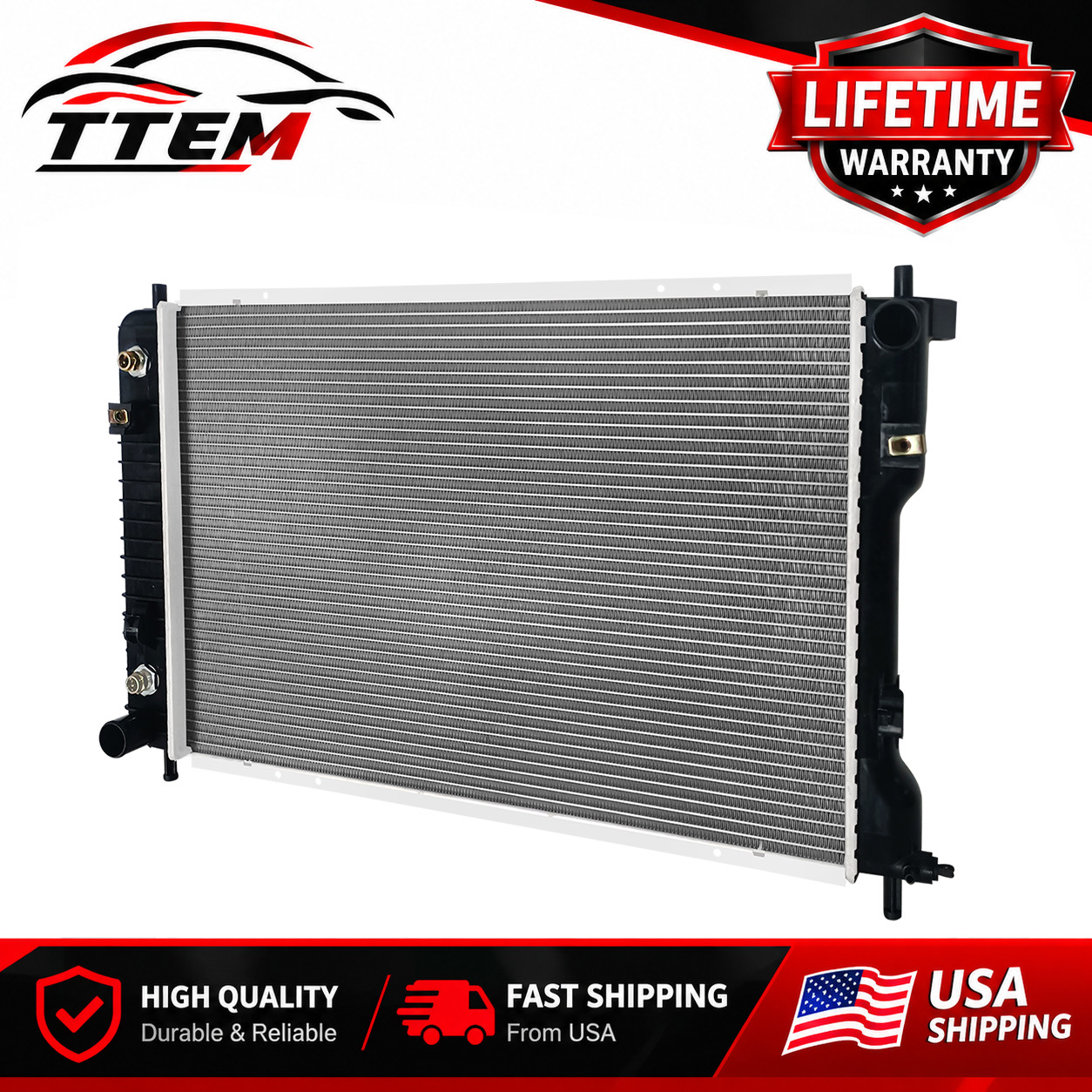 13103 Radiator for 2010-2017 Chevy Equinox GMC Terrain 2.4L 3.0L 3.6L L4 V6