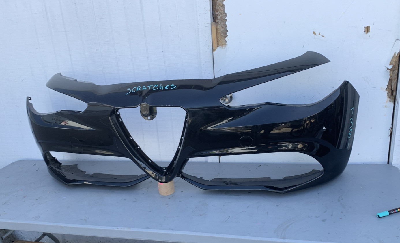 2017 2018 2019 2020 ALFA ROMEO GIULIA FRONT BUMPER COVER OEM USED
