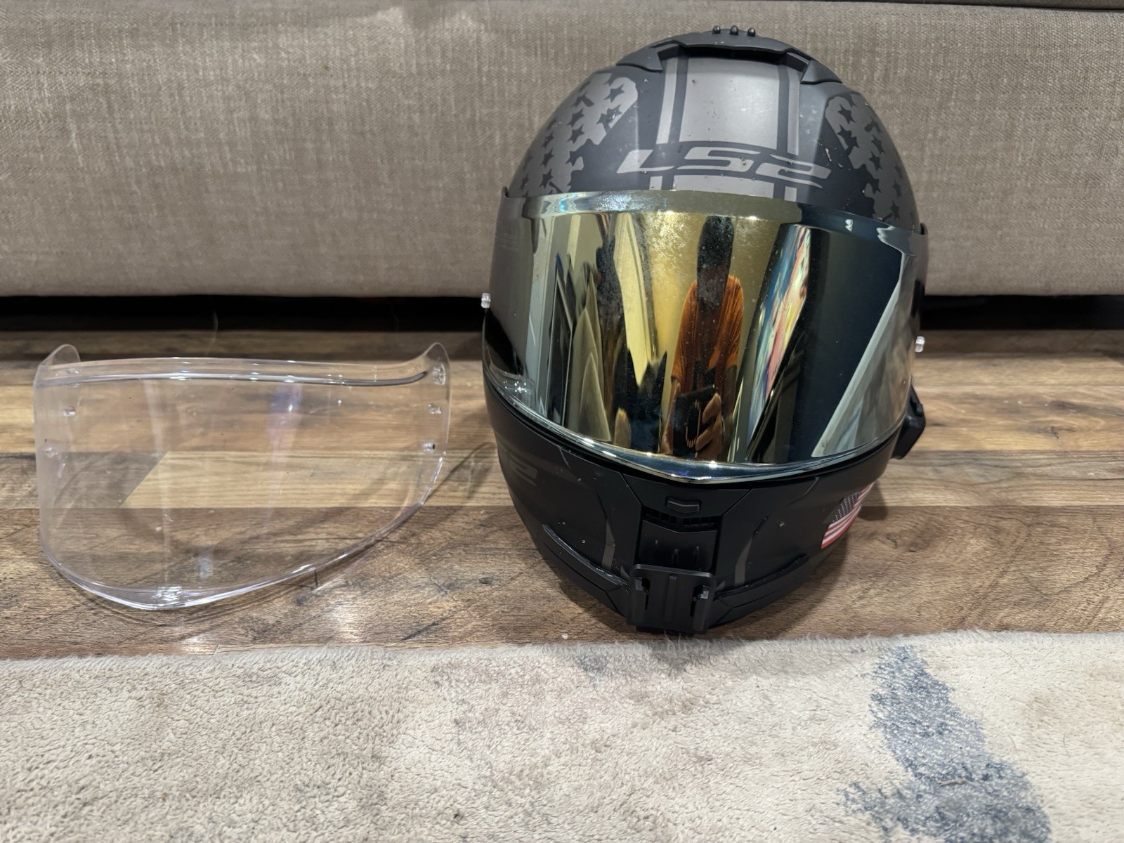 LS2 Stream II Full Face Motorcycle Helmet MD w/ cardo packtalk bold LS2 Stream II Full Face Motorcycle Helmet MD w/ cardo packtalk bold