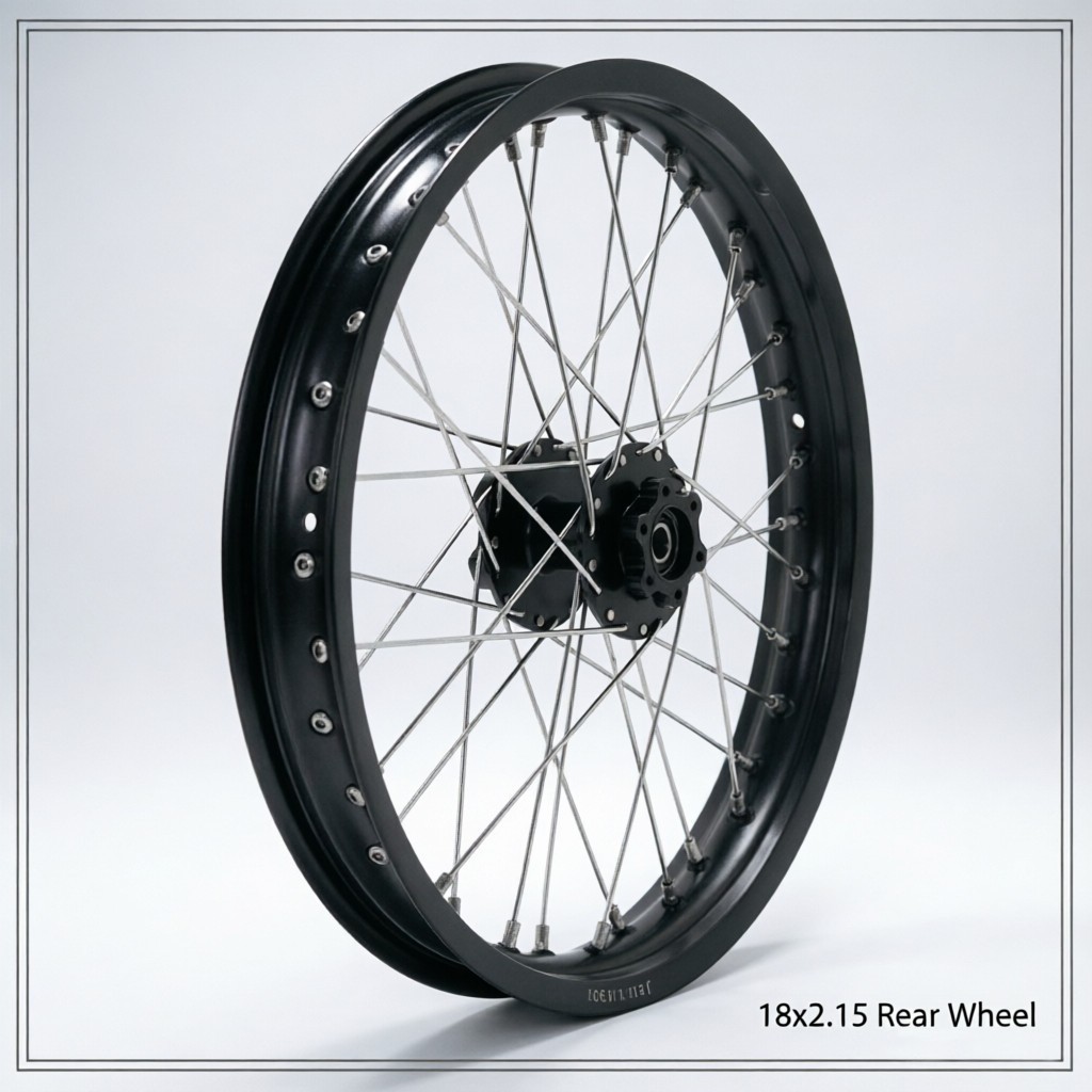 18x2.15 Rear Spoke Wheel Rim Hub For Talaria Sting / MX3 / R MX4 / XXX / X3 pro
