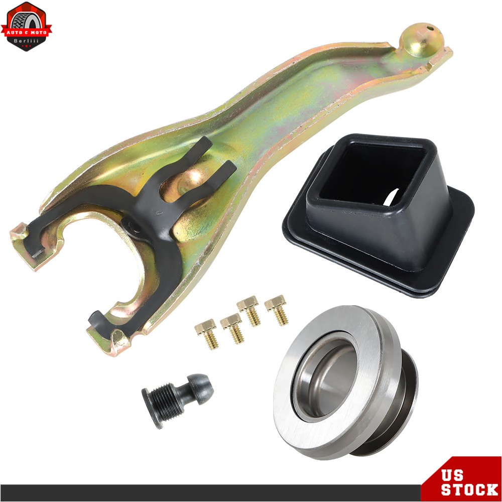 GM Clutch Fork+Boot+Throwout Bearing+Pivot Ball For 66-81 Chrevrolet Camaro Nova