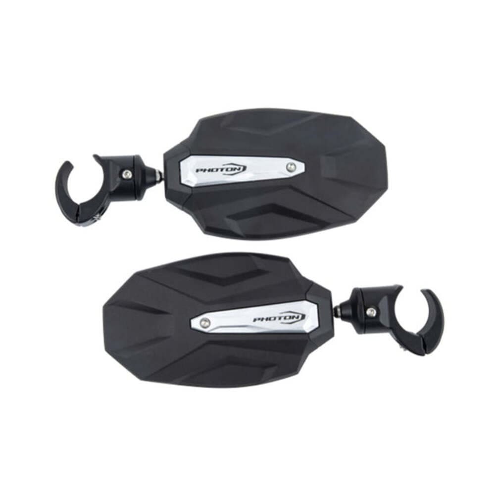 Seizmik Photon Side View Mirror w/Aluminum Body & Bezel - Adjustable Clamp Pair