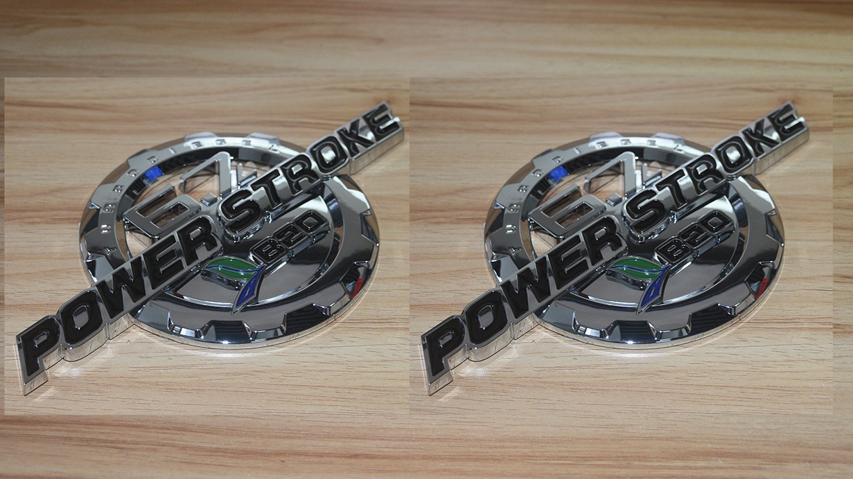 2Pc Chrome 6.7L Door Emblem Powerstroke B20 Badge Fit F-Trucks 2Pc Chrome 6.7L Door Emblem Powerstroke B20 Badge Fit F-Trucks