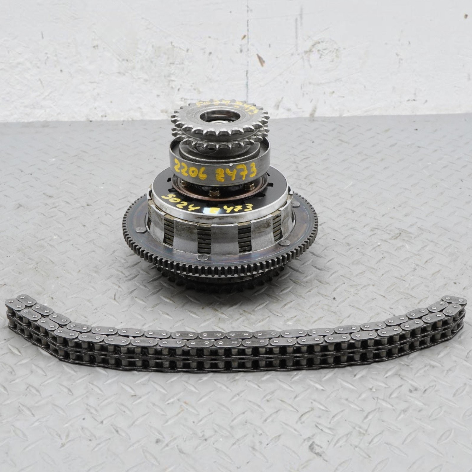 99-06 Harley-Davidson FLHRCI Road King Classic Complete clutch basket W Chain