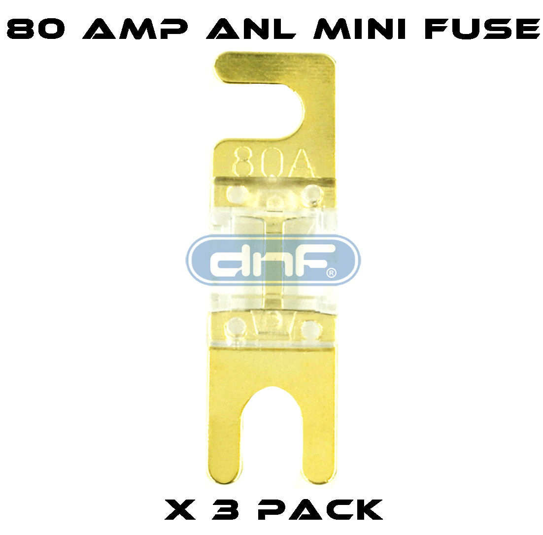 DNF (3 PCS) ANL MINI FUSE 80 AMP - FREE SAME DAY SHIPPING DNF (3 PCS) ANL MINI FUSE 80 AMP - FREE SAME DAY SHIPPING