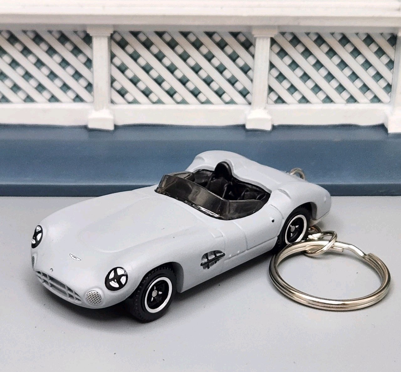 1956 Aston Martin DBR1 Gray Custom 1/64 Scale Diecast 🎁 AWESOME GIFT 🎁
