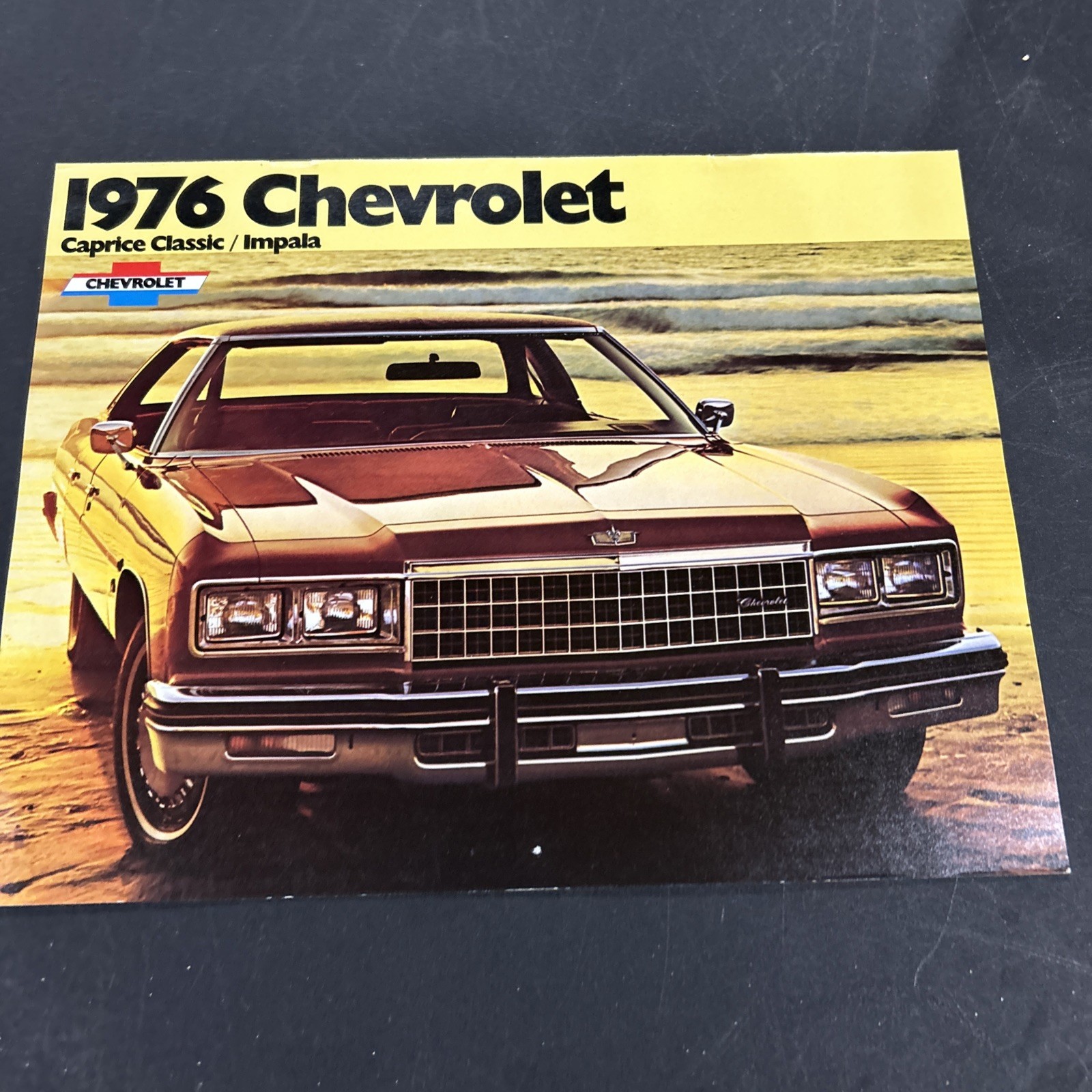 1976 Chevrolet Caprice Classic Impala Color Sales Brochure Original Advertising