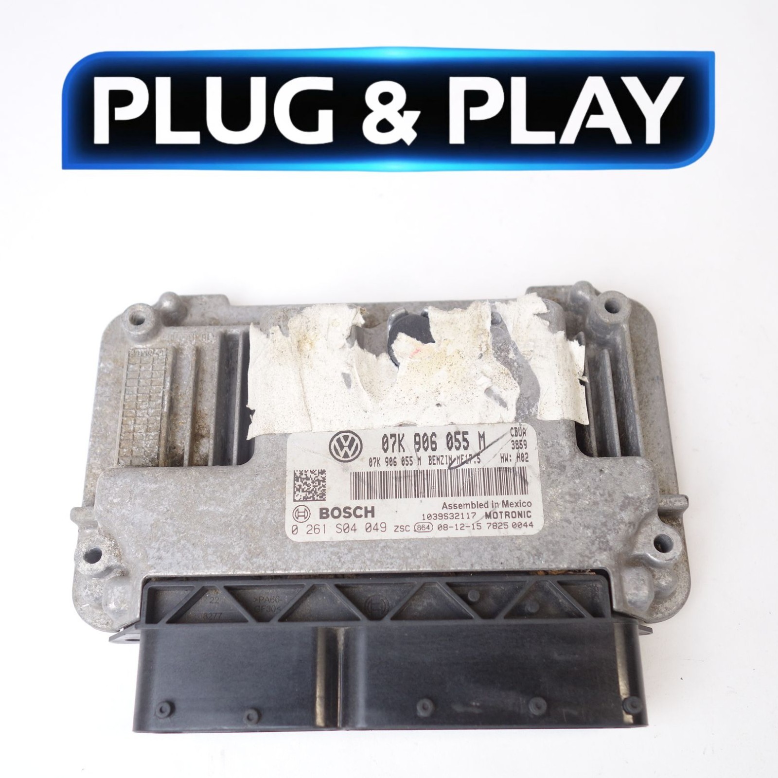 07K906055M VW Volkswagen Jetta 2009 2.5L AT Engine Computer Plug N Go.. 07K906055M VW Volkswagen Jetta 2009 2.5L AT Engine Computer Plug N Go..