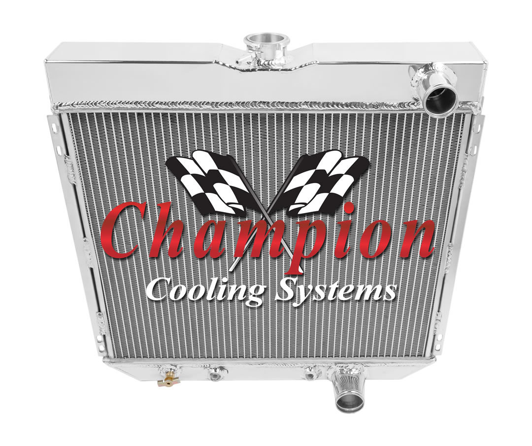 Atom Champion 4 Row Radiator Lowerhose Passenger 20
