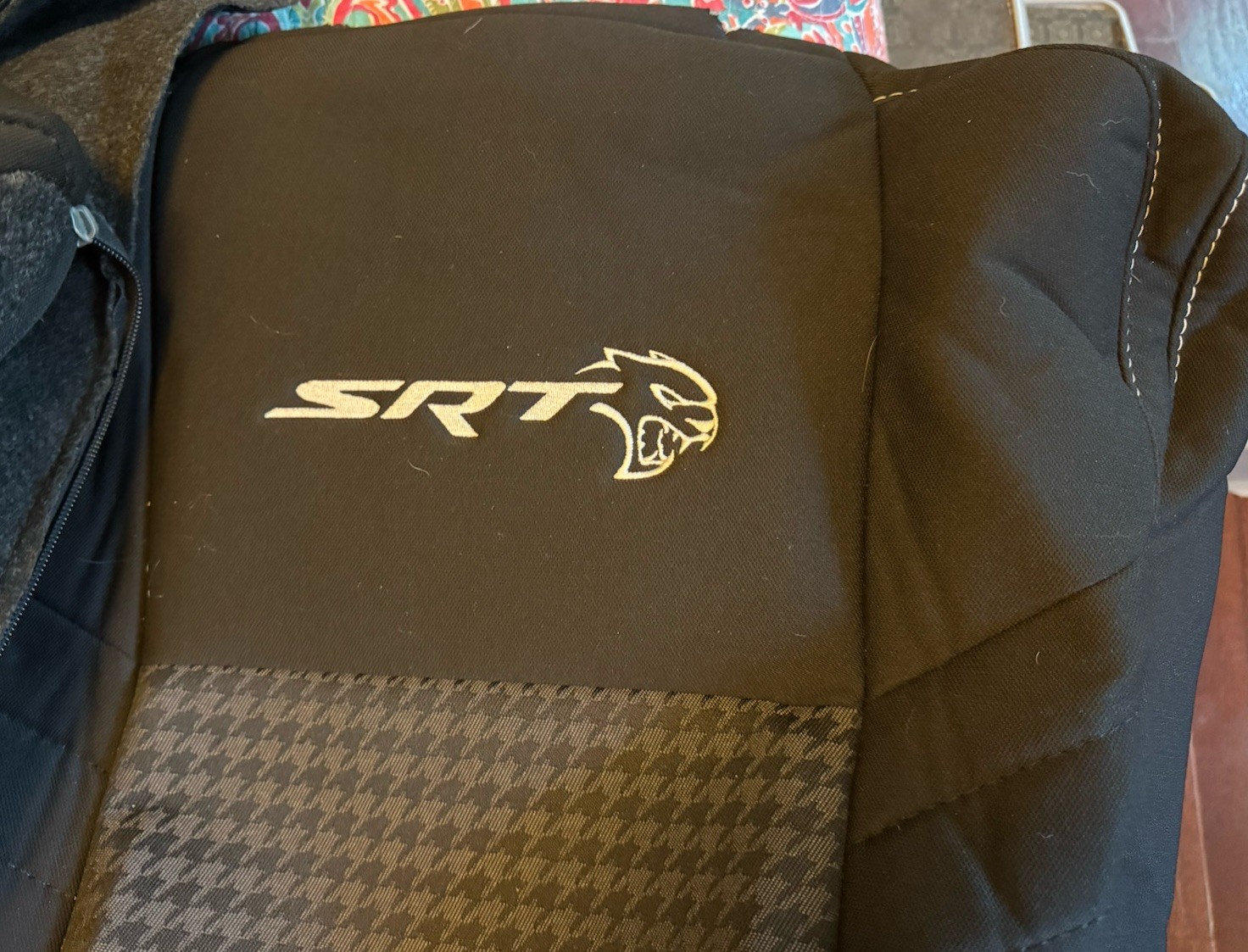 2015 - 2023 Dodge Challenger Hellcat SRT Seat Cover Set Cloth Complete 2015 - 2023 Dodge Challenger Hellcat SRT Seat Cover Set Cloth Complete