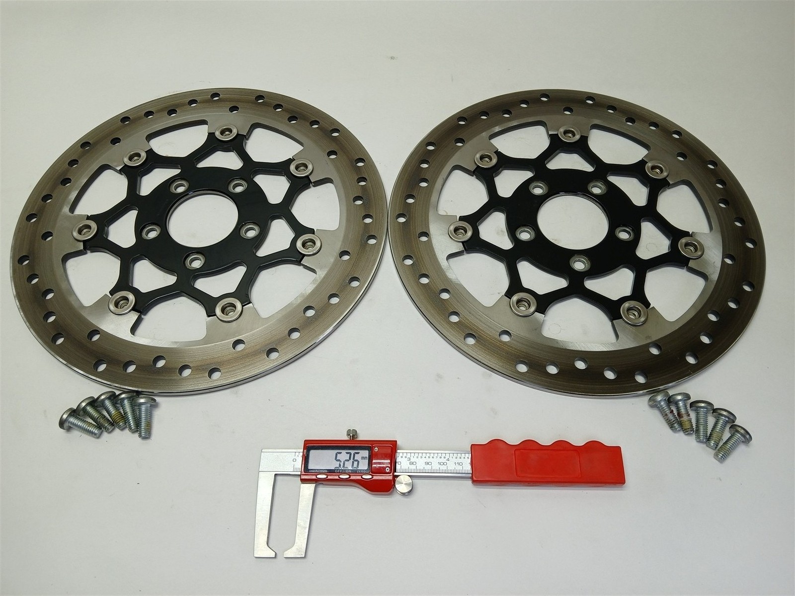 Harley-Davidson 2015-24 Softail Front Brake Rotors 41500088 Like New Takeoff Harley-Davidson 2015-24 Softail Front Brake Rotors 41500088 Like New Takeoff