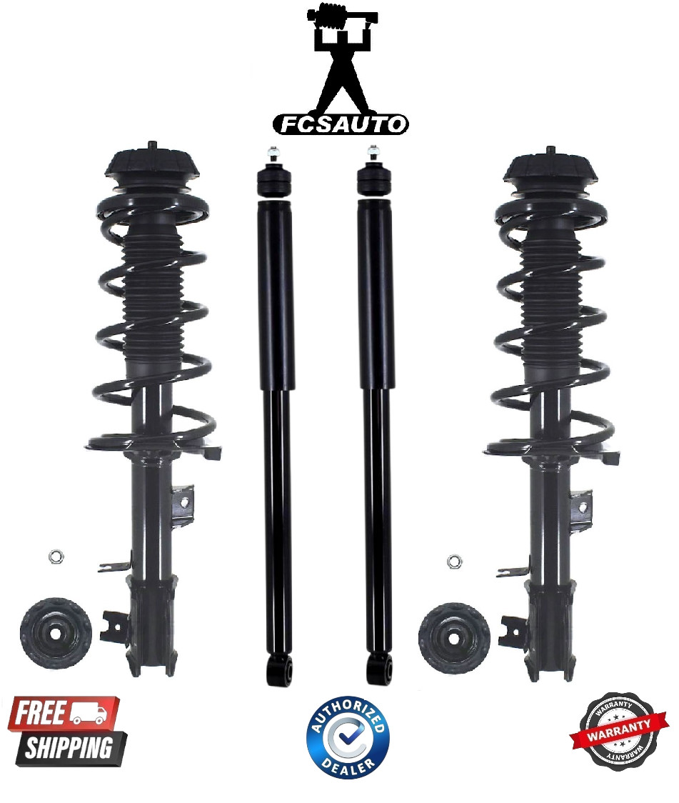 Complete FCS Kit Front Coil Spring & Rear Shock Assembly For 08-13 Suzuki SX4 Complete FCS Kit Front Coil Spring & Rear Shock Assembly For 08-13 Suzuki SX4