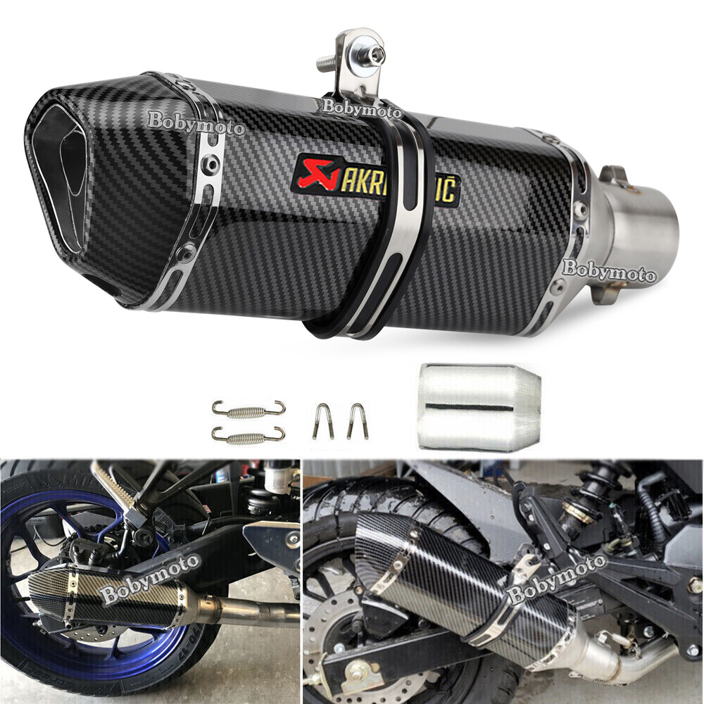 Slip-on 51mm Universal Motorcycle Exhaust Muffler Pipe with DB Killer Silencer
