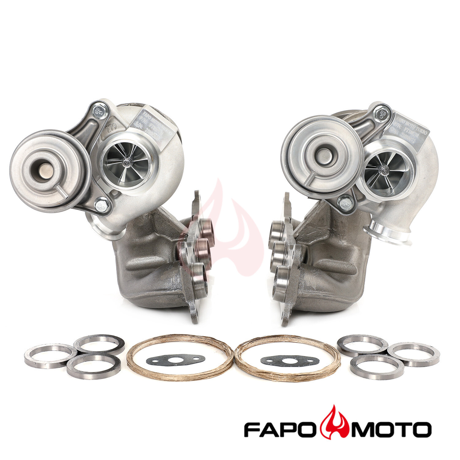 FAPO 750HP Twin Turbos TD04 17T for BMW N54 535i 135i Z4 X6 740 E60 E89 F71 F01