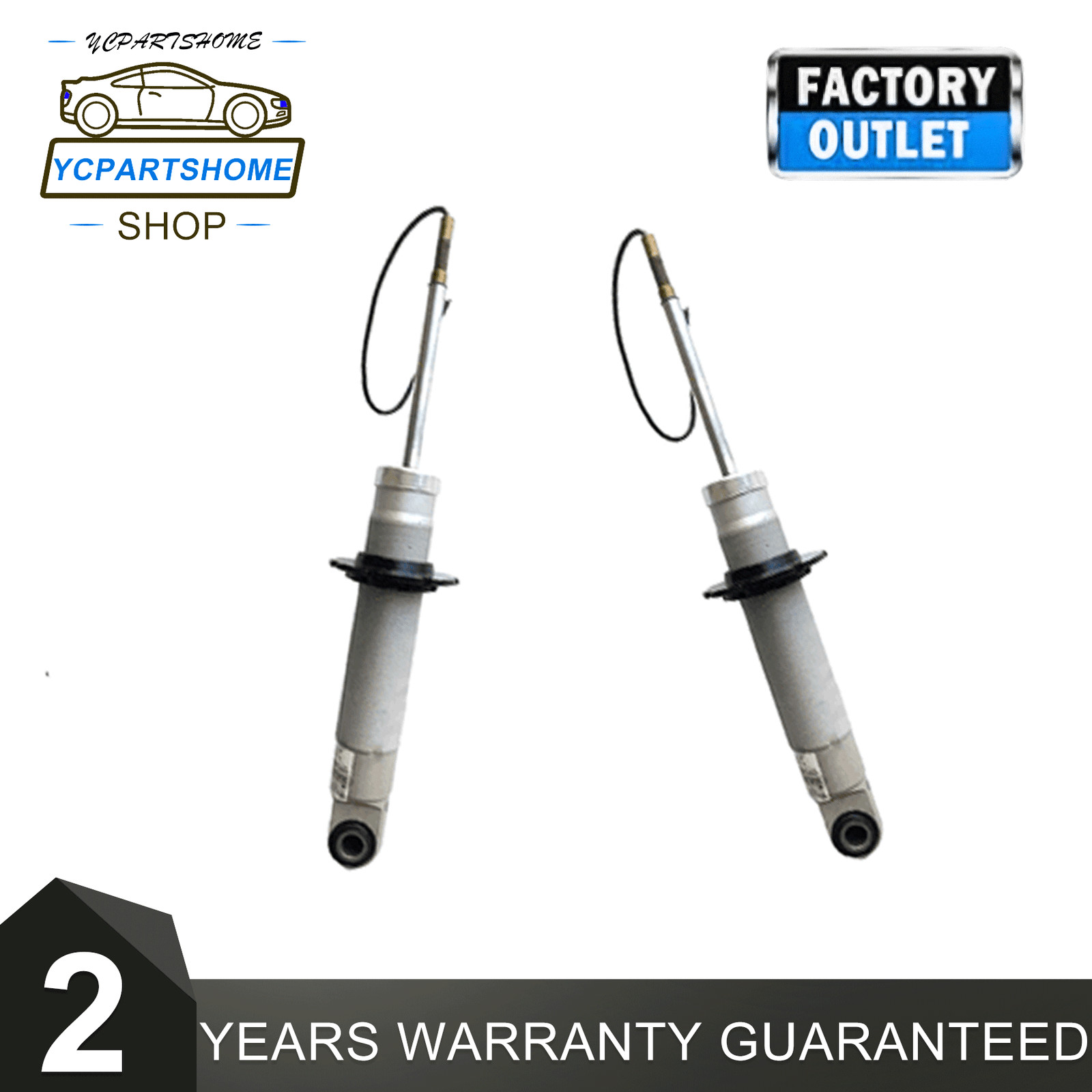 Pair Rear Right Left Shock Absorbers Fit Ferrari 612 Scaglietti Sessanta 2005-11