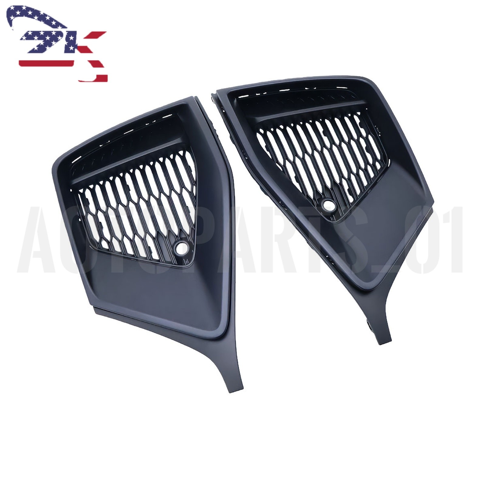 Front Bumper Cover Grille Surround Insert Driver Passenger Fits 2020-23 Audi SQ8