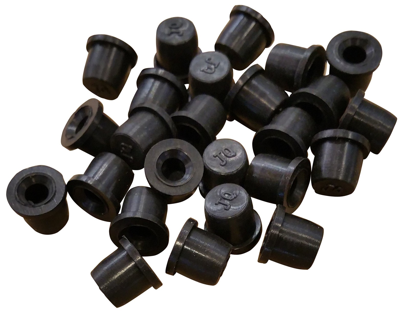 (25 Pack) Brake Bleeder Screw Caps Grease Zerk Fitting Cap 25 Pack, Black
