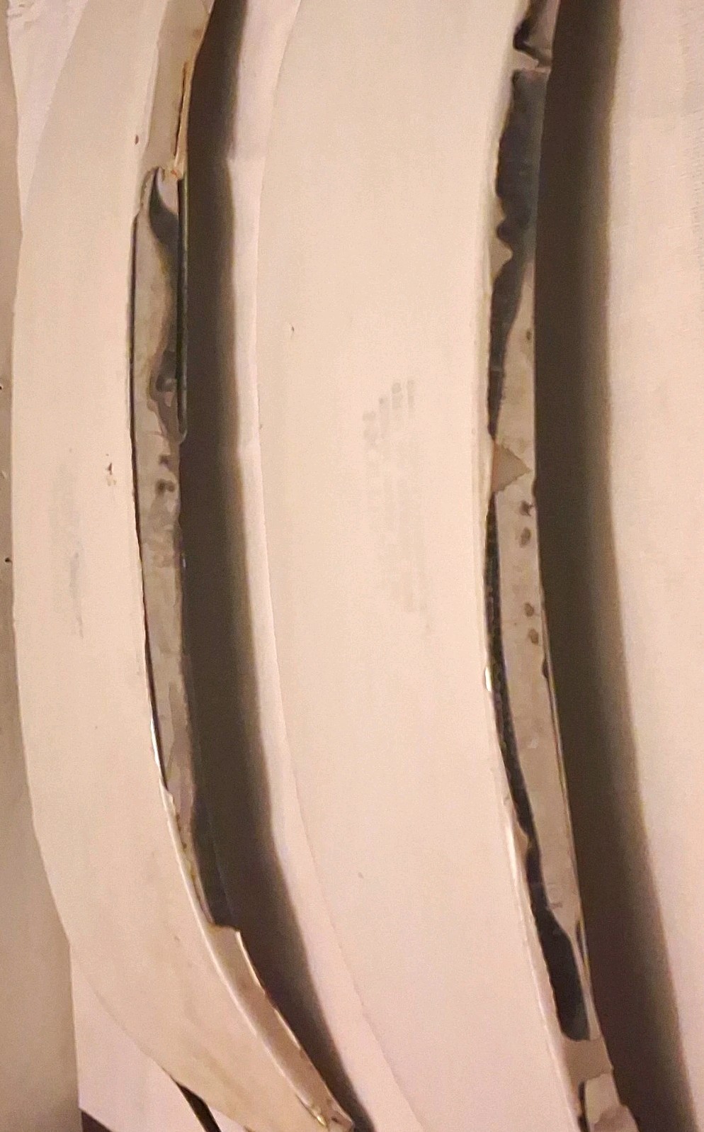 1966 1967 1968 Ford Falcon Fender Skirts Flush Mount Metal Pair 66 67 Comet