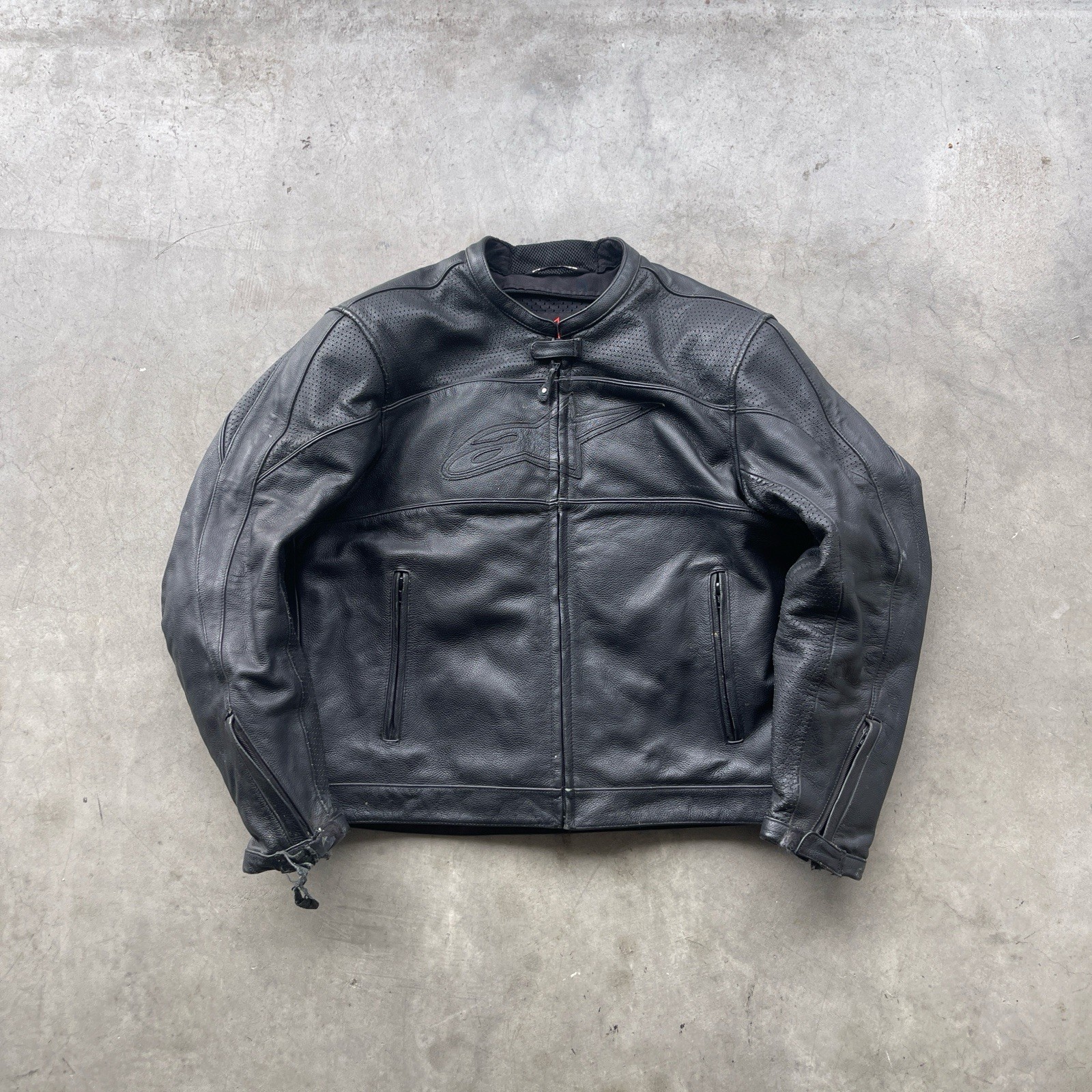 Alpinestars Leather Riding Jacket - Vintage Early 2000’s Alpinestars Leather Riding Jacket - Vintage Early 2000’s